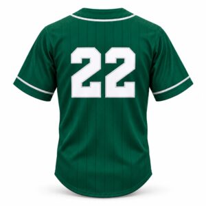 Custom Full Button Baseball Jersey