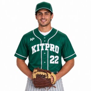 Custom Full Button Baseball Jersey