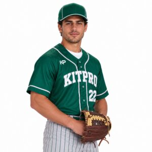 Custom Full Button Baseball Jersey