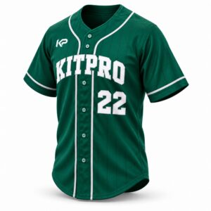 Custom Full Button Baseball Jersey
