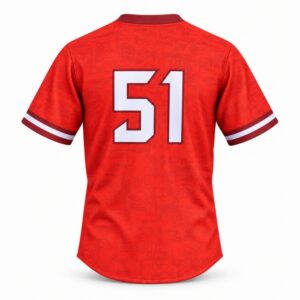Custom Two Button Baseball Jersey