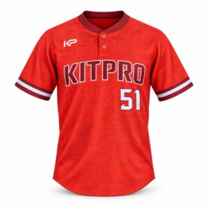 Custom Two Button Baseball Jersey