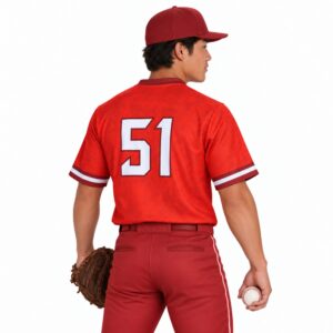Custom Two Button Baseball Jersey
