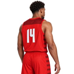 Custom Men V-Neck Basketball Jersey